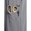 imageJockey Mens Scrubs Mens Seven Pocket Stretch Scrub PantPewter