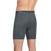 imageJockey Mens Underwear Chafe Proof Pouch Ultra Soft Modal 6quot Boxer Brief  3 PackTrue NavyBattleship GreyBlack