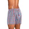 imageJockey Mens Underwear Classics Full Cut 5quot Boxer  3 PackCabin Checker PlaidPlain Blue ChambrayLiberty Gingham