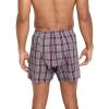 imageJockey Mens Underwear Classics Full Cut 5quot Boxer  3 PackCrafty Red PlaidPlain Red ChambrayDelightful Red Gingham