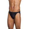 imageJockey Mens Underwear Elance Microfiber String Bikini  2 PackBlack