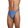 imageJockey Mens Underwear Elance Microfiber String Bikini  2 PackOcean BlueMimas Blue