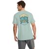 imageJockey Outdoors Mens Casualwear Heritage Graphic Short Sleeve TShirtCabinside Celadon Zen