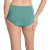 imageJockey Underwear Women Hipster  Worry Free Cotton Stretch Moderate Absorbency Period Underwear for WomenAquamarine
