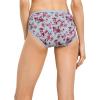 imageJockey Underwear Women Hipster  Worry Free Cotton Stretch Moderate Absorbency Period Underwear for WomenFloral Spell
