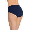 imageJockey Underwear Women Hipster  Worry Free Cotton Stretch Moderate Absorbency Period Underwear for WomenNavy