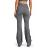 imageJockey Womens Activewear EVERACTIVE High Rise Flare LeggingGrey Heather