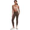 imageJockey Womens Activewear EVERACTIVE Pintuck 78 LeggingChocolate