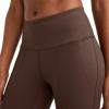 imageJockey Womens Activewear EVERACTIVE Pintuck 78 LeggingChocolate