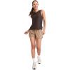 imageJockey Womens Activewear EVERACTIVE Relaxed TankChocolate