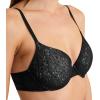 imageJockey Womens Bra Smooth ampamp Sleek Lace Demi Coverage Underwire TShirt BraBlack