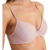 imageJockey Womens Bra Smooth ampamp Sleek Lace Demi Coverage Underwire TShirt BraPink Haze