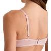 imageJockey Womens Bra Smooth ampamp Sleek Lace Demi Coverage Wirefree TShirt BraPink Haze