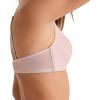 imageJockey Womens Bra Smooth ampamp Sleek Lace Demi Coverage Wirefree TShirt BraPink Haze