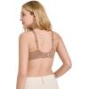imageJockey Womens Bra Smooth ampamp Sleek Lace Full Coverage Wirefree TShirt BraAlmond