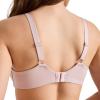 imageJockey Womens Bra Smooth ampamp Sleek Lace Full Coverage Wirefree TShirt BraPink Haze