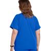imageJockey Womens Scrubs Womens Comfort Crew Scrub TopRoyal Blue