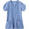 imageJockey Womens Scrubs Womens Mock Wrap Scrub TopCeil Blue