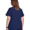 imageJockey Womens Scrubs Womens Mock Wrap Scrub TopNew Navy
