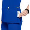 imageJockey Womens Scrubs Womens True Fit Crossover VNeck Scrub TopRoyal Blue
