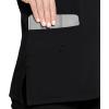 imageJockey Womens Scrubs Womens VNeck Crossover Scrub TopBlack