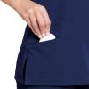 imageJockey Womens Scrubs Womens VNeck Crossover Scrub TopNew Navy
