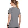 imageJockey Womens Scrubs Womens VNeck Crossover Scrub TopPewter