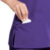 imageJockey Womens Scrubs Womens VNeck Crossover Scrub TopPurple