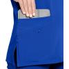 imageJockey Womens Scrubs Womens VNeck Crossover Scrub TopRoyal Blue