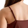 imageJockey Womens Shapewear Skimmies Ultralight Smoothing Soft Stretch Lace CamiTuscan Brown