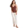 imageJockey Womens Shapewear Skimmies Ultralight Smoothing Soft Stretch Lace CamiTuscan Brown