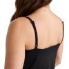 imageJockey Womens Shapewear Skimmies Ultralight Smoothing Soft Stretch Lace SlipBlack