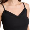 imageJockey Womens Shapewear Skimmies Ultralight Smoothing Soft Stretch Lace SlipBlack