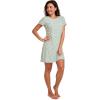 imageJockey Womens Sleepwear Soft Cool Sleep ShirtGreen Flamingo Geo
