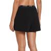 imageJockey Womens Sleepwear Worry Free Cotton Stretch Heavy Absorbency Period Sleep ShortBlack