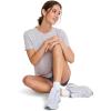 imageJockey Womens Socks Womens Sport Quarter Socks  3 PackWhite on GreyWhite on DenimWhite on Lavender