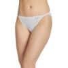 imageJockey Womens Underwear Elance String Bikini  3 PackDeep Blue HeatherDeep Blue DotSea Blue Heather