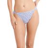 imageJockey Womens Underwear Elance String Bikini  3 PackFresh CoastMontauk StripePaisley Floral