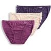 imageJockey Womens Underwear Elance String Bikini  3 PackOatmealBoysenberryPerfect Purple