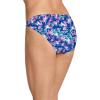 imageJockey Womens Underwear Elance String Bikini  3 PackSoftest TealBelvedere Violet StripeTropical Burst
