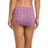 imageJockey Womens Underwear Supersoft Breathe French Cut  3 PackFloral SprayPeach IcePurple Haze