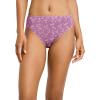 imageJockey Womens Underwear Supersoft Breathe French Cut  3 PackFloral SprayPeach IcePurple Haze