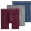 imageJockey Mens Underwear Chafe Proof Pouch Ultra Soft Modal 6quot Boxer Brief  3 PackBoulderNocturne BlueBlack Currant