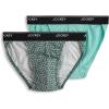 imageJockey Mens Underwear Mens Elance String Bikini  2 PackGreen Duet GeoOpulent Jade