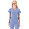 imageJockey Womens Scrubs Womens Mock Wrap Scrub TopCeil