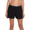 imageJockey Womens Sleepwear Worry Free Cotton Stretch Heavy Absorbency Period Sleep ShortBlack