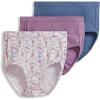 imageJockey Womens Underwear Elance Breathe Brief  3 PackFresh CoastStippled WavesSilver Plum