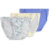 Iris Blue/Tender Yellow Stripe/Dainty White Florals