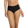 imageJockey Womens Underwear Soft Stretch Lace Supersoft BriefBlack
