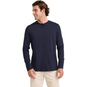 imageJockey Mens Casualwear Made2Fit Long Sleeve Crew Neck TShirtTrue Navy